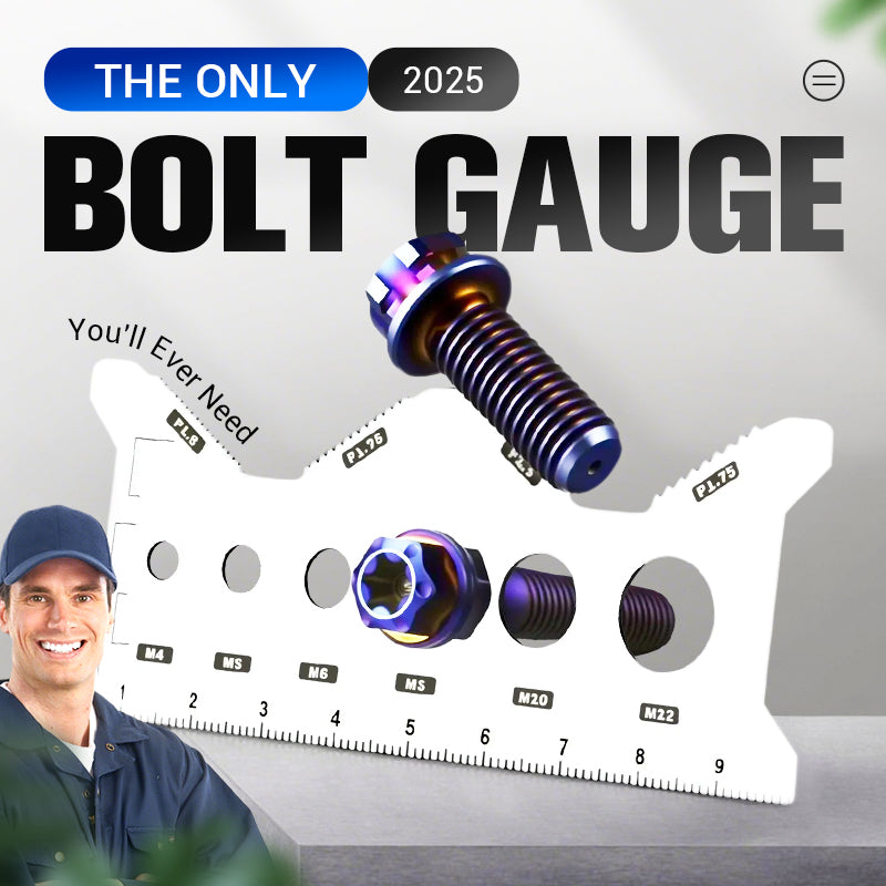 🎉Stainless Steel Double-Sided Bolt Gauge Card