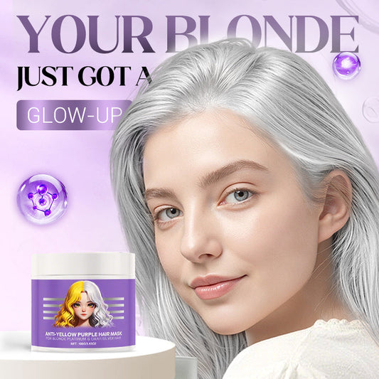 Anti-Yellowing Purple Hair Mask 💜 Say goodbye to Red Highlights! 💜
