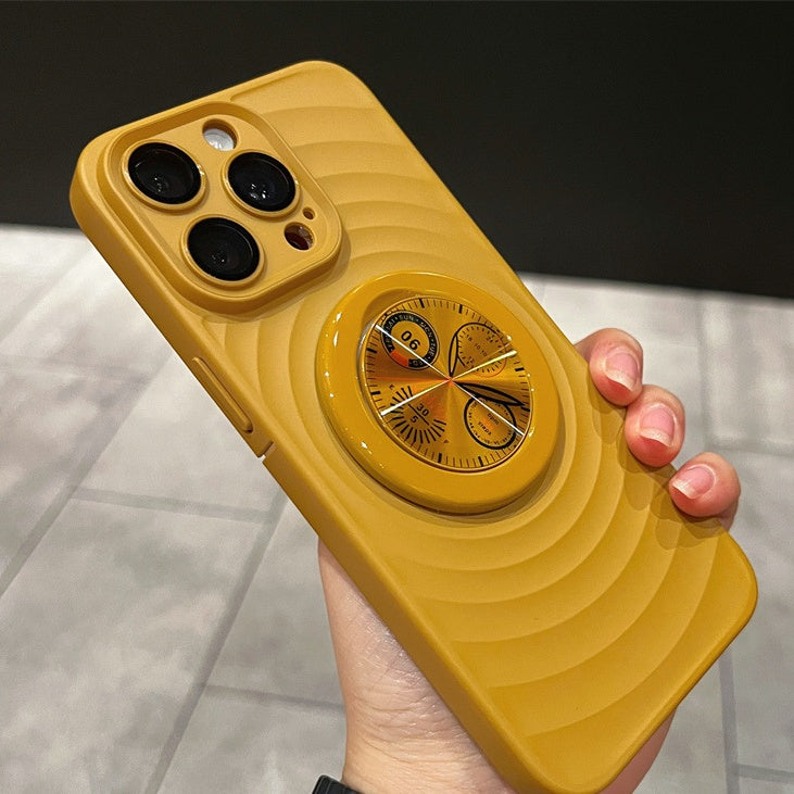 Ripple Pattern Magnetic Phone Case with Stand