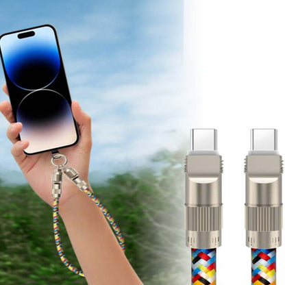 ⚡2-in-1 Phone Lanyard Charging Cable