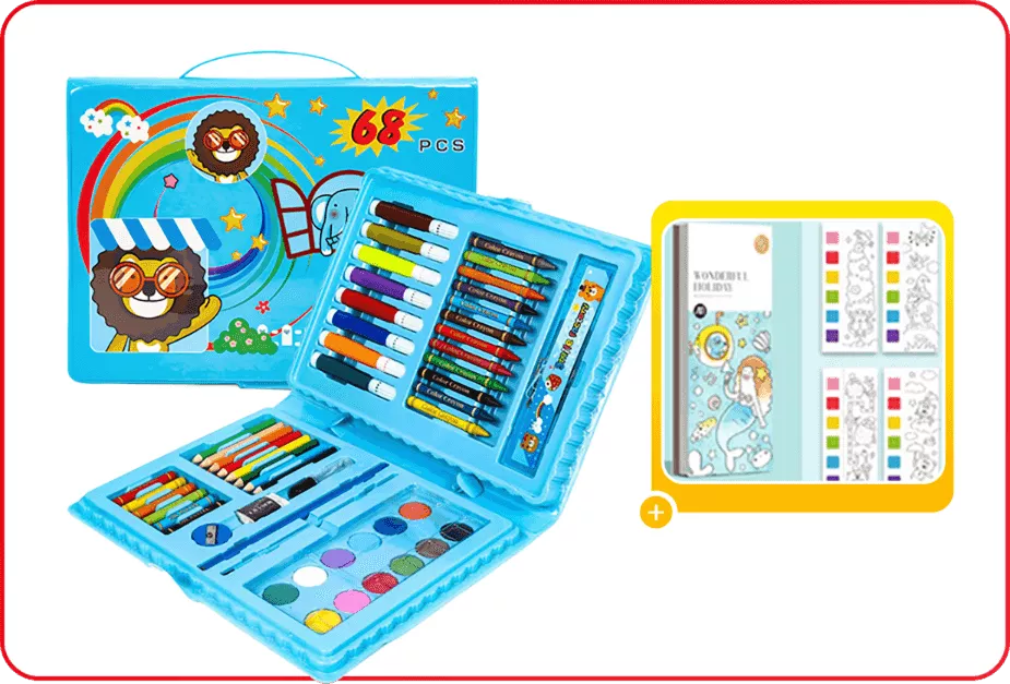 💗Deluxe 6-In-1 Art Creativity Set🎁The Best Present For Kids