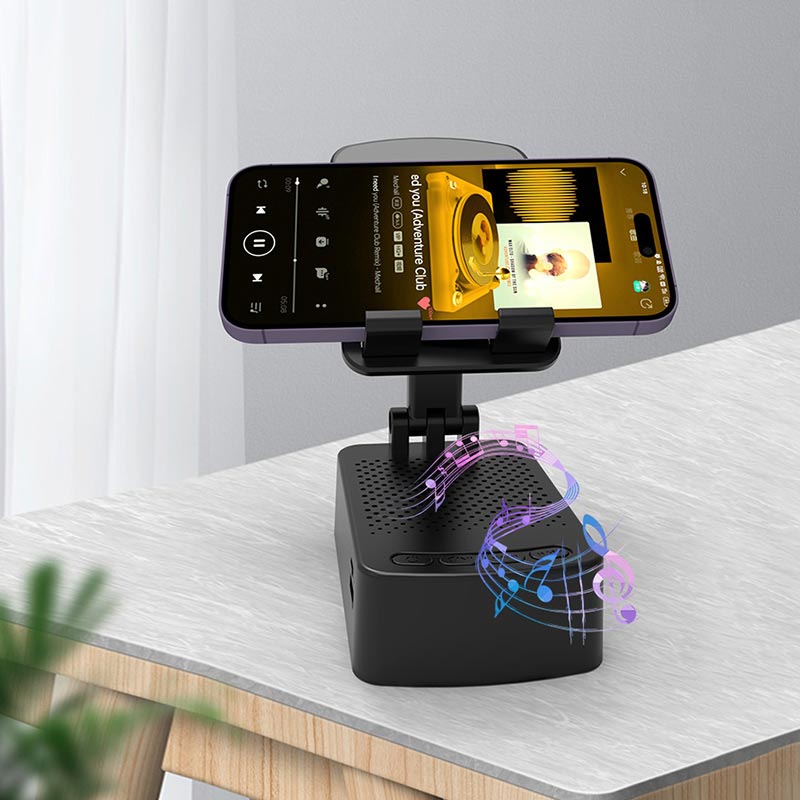 [Creative Gift] Portable Phone Stand Wireless Bluetooth Speakers