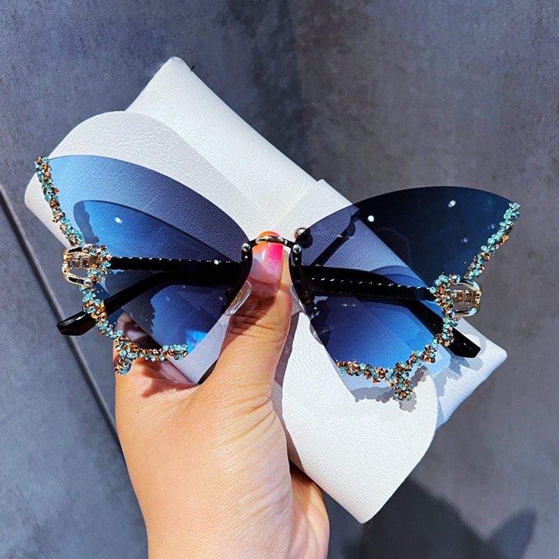 Diamond Butterfly Sunglasse