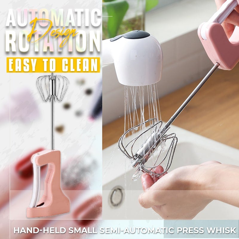 Hand-Held Small Semi-Automatic Press Whisk（40% OFF）