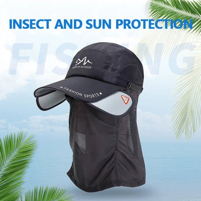 Retractable Brim Outdoor/Fishing/Riding/Climbing Sunblock Hat