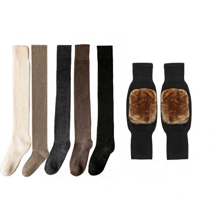 💞50K+ SOLD!🧦🤝✨ Classic Elegance, Effortless Wear | Soft & Stretchy Thigh High Socks❤️🔥🧦