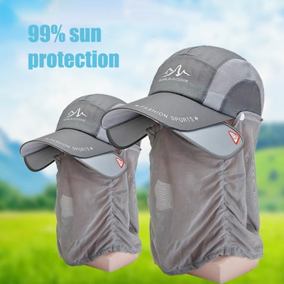 Retractable Brim Outdoor/Fishing/Riding/Climbing Sunblock Hat