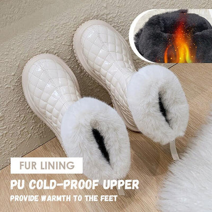 Winter Thick-Soled Plush Warm Snow Boots