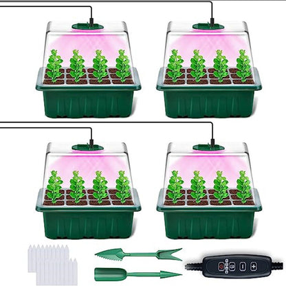 Seed Starter Trays with Grow Light