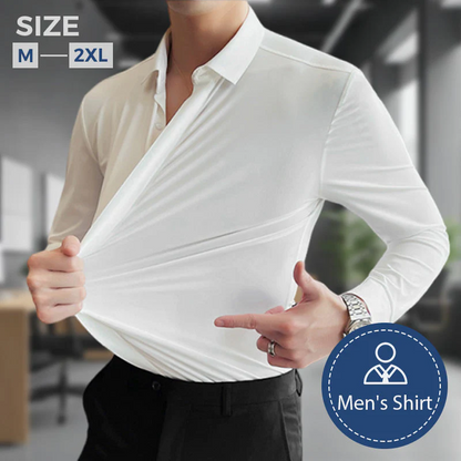 🔥Men's Wrinkle-Free Button-Down Shirt