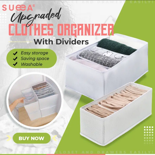 Upgraded Clothes Organizer With Dividers