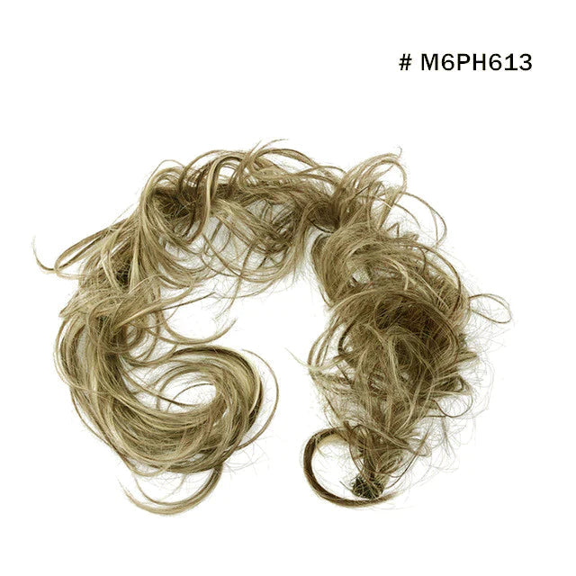 Scrunchie Messy Hair Bun Chignon Elastic Band Extension