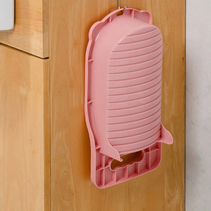 Compact Household Laundry Washboard with a Scrubber