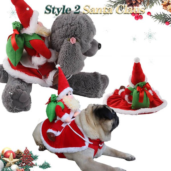 Christmas Dog Cosplay Clothes