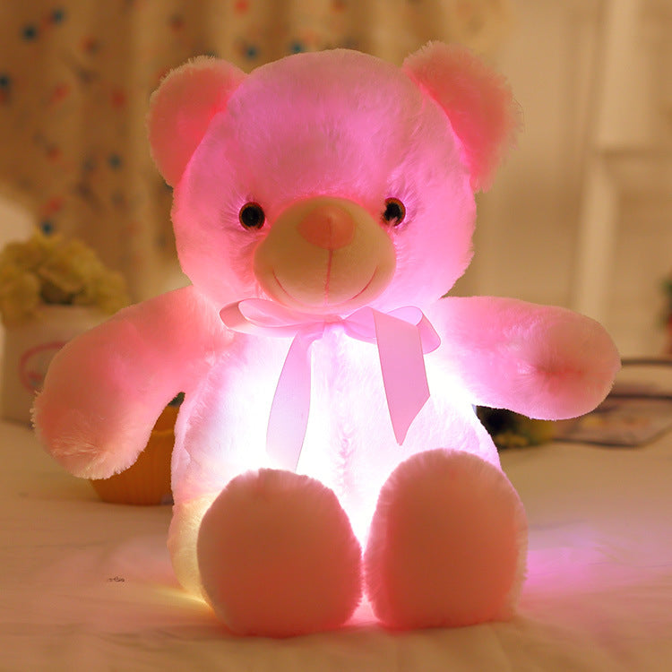 🧸Teddy Bear, Colourful LED Light, Soft Toys🌈