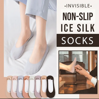 Invisible Non-slip Ice Silk Socks