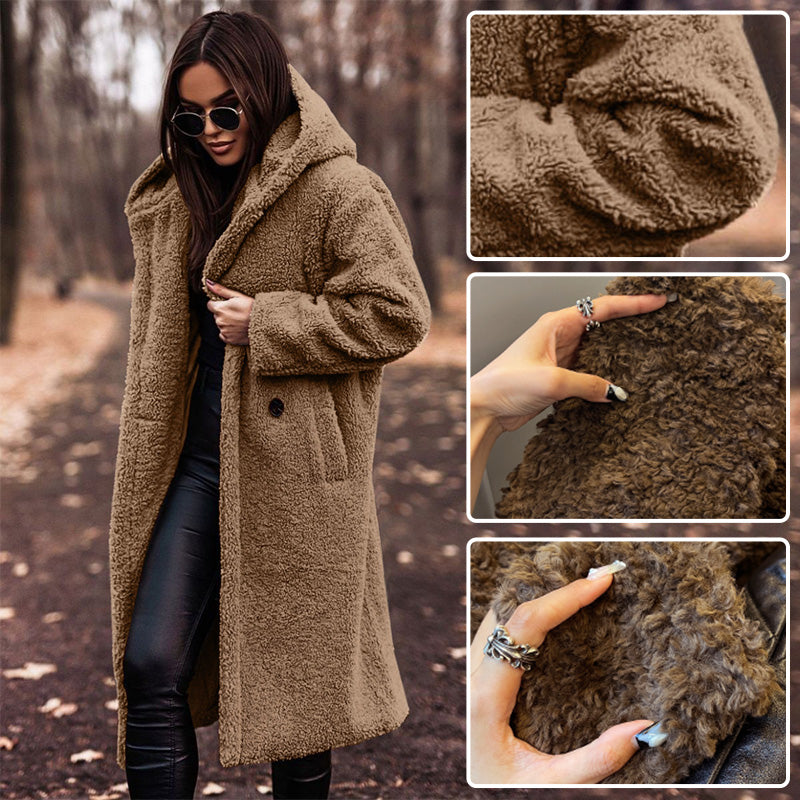 [Best Gift For Her] Women's Hooded Overcoat