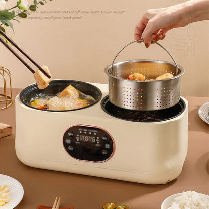 🍲Household Multi-functional Steaming and Cooking Integrated Double-gallon Electric Cooker