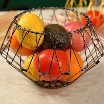 Collapsible Stainless Steel Wire Basket