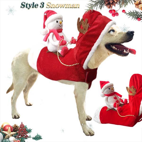 Christmas Dog Cosplay Clothes