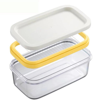 Butter Box With Lid Butter Tray | Cutting Mesh Rectangular Kitchen Airtight Storage Crisper