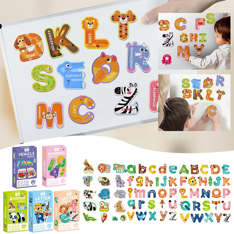 Magnetic Letters And Numbers - Kids Learning Toys