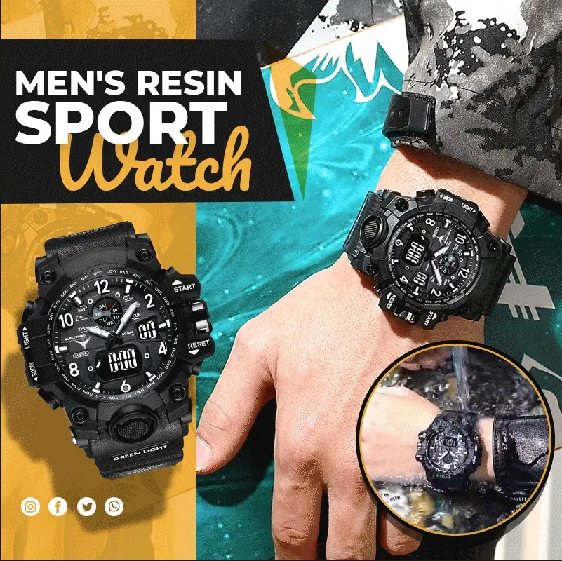 Men's Resin Sport Watch