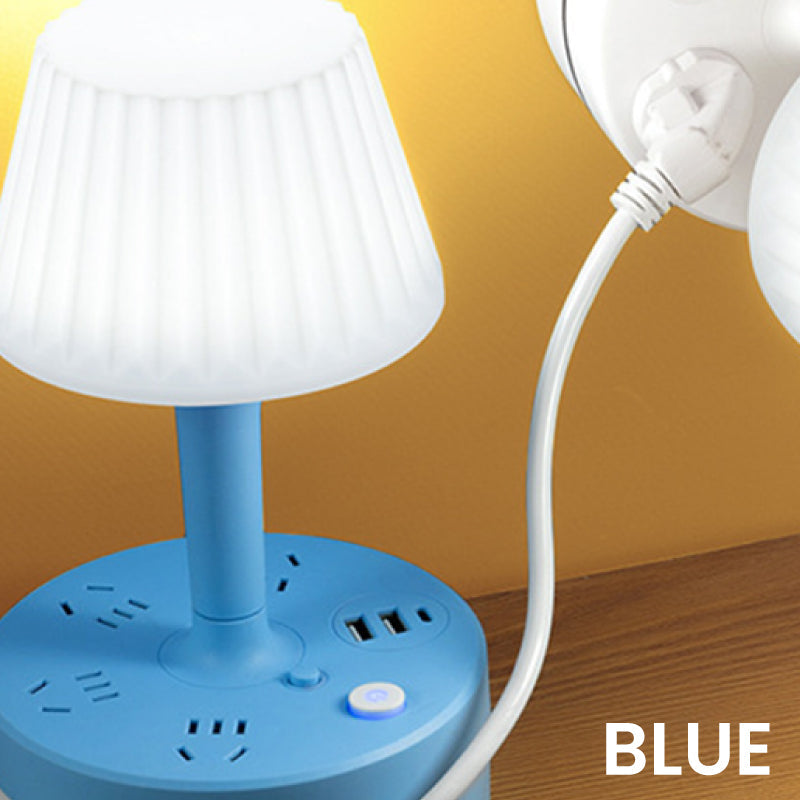 Bedside Lamps With AC Outlets & USB Ports