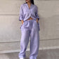 Women's 2 Piece Outfits Button Down Shirt & Pants