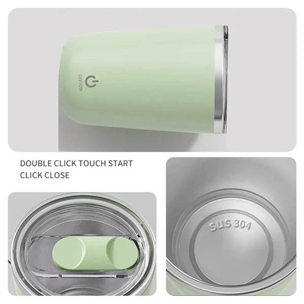 Warm Gift-Electric Stirring Magnetic Coffee Cup