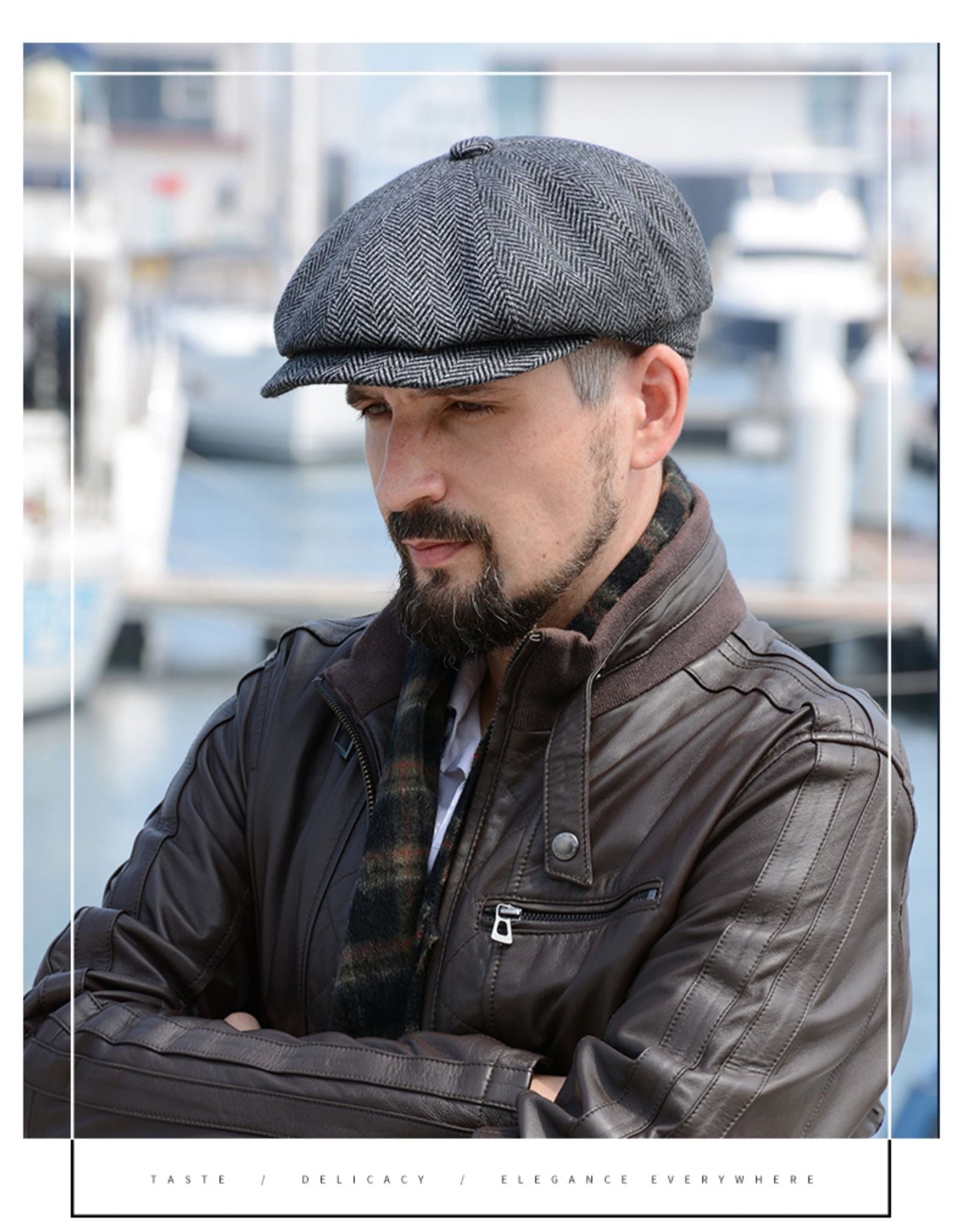 Men Vintage Painter Beret Caps Octagonal Newsboy Cap