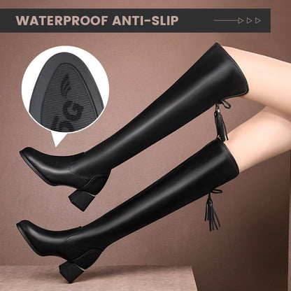 Warm And Fashionable Elastic Boots