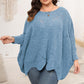 Women's Plus Size Crew Neck Jamper