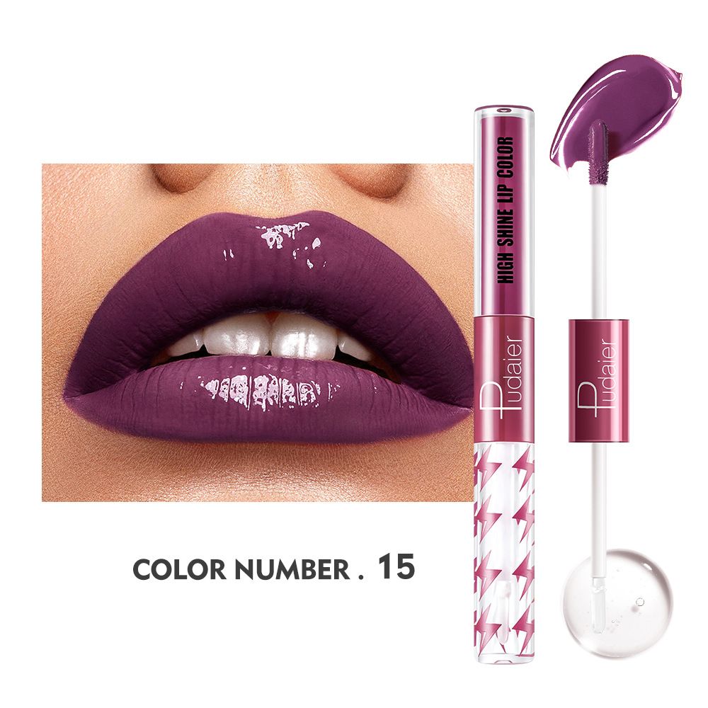 16 Colors Double Ended Highlighting Lip Gloss - High-shine Long-lasting✨
