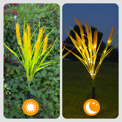 Simulation 7 Heads Wheat Outdoor Decoration LED Lights