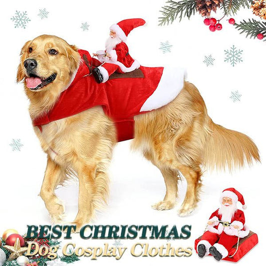 Christmas Dog Cosplay Clothes