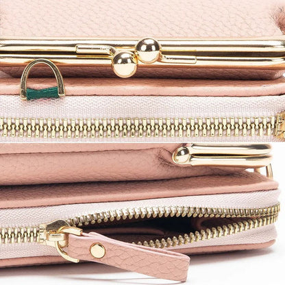 🔥Women Sling Cross-Body Wallet with Mobile Cell Phone Holder