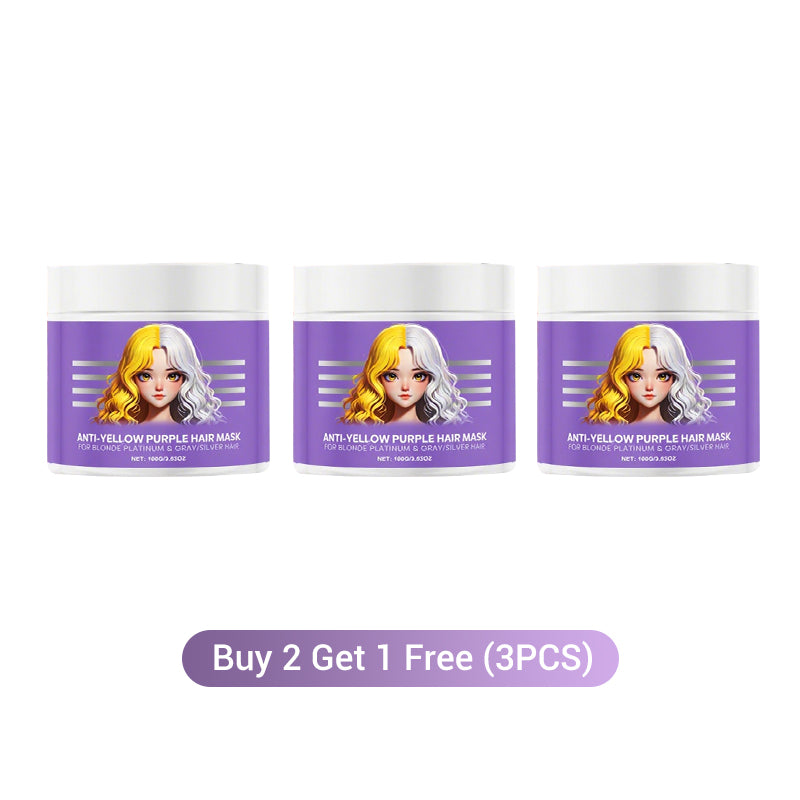 Anti-Yellowing Purple Hair Mask 💜 Say goodbye to Red Highlights! 💜