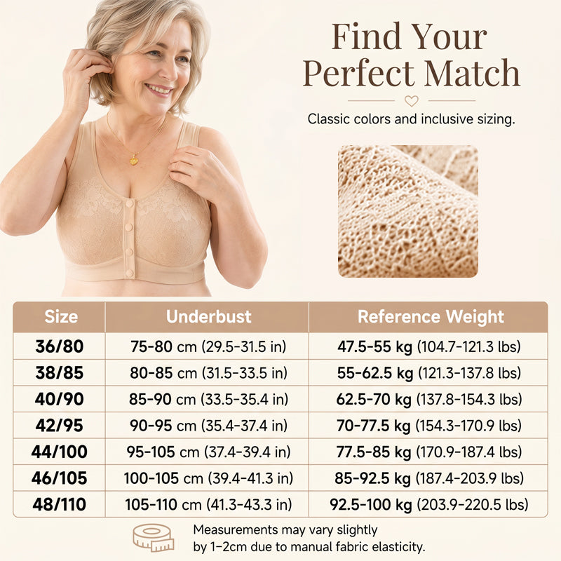 📢📢BIG SALE !!⏰Comfortable Wireless Shaping Front-Fasten Bra