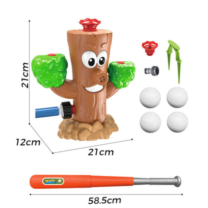 Outdoor Sprinkler Toy with Baseball Game Set for Kids