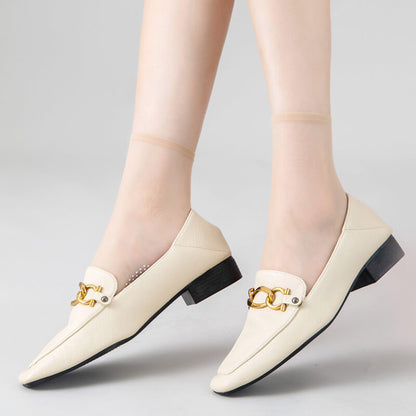 💞Non-slip And Invisible Crystal Silk Socks