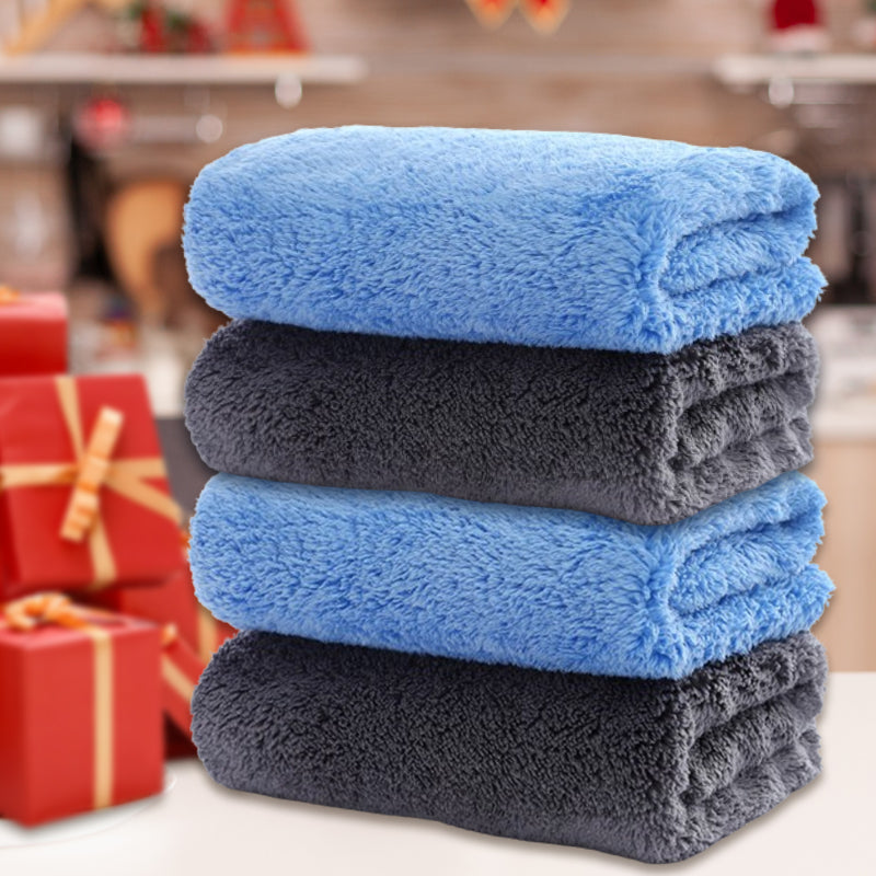 Thickened Absorbent Microfiber Cleaning Towel for Car