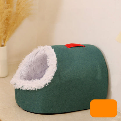 💥Hot sale 🐶🐱Pet Cozy Warm Cave Bed