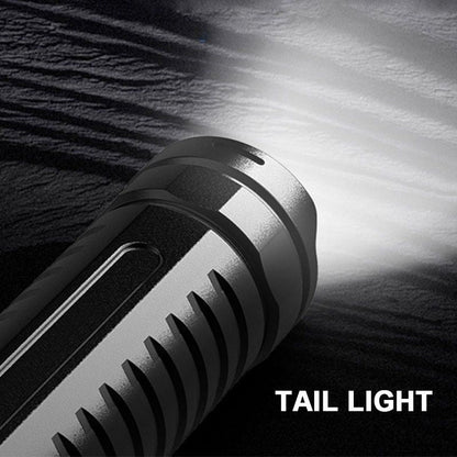 🔥Hot sale🔥Multifunctional White Laser Telescopic Zoom Tactical Flashlight