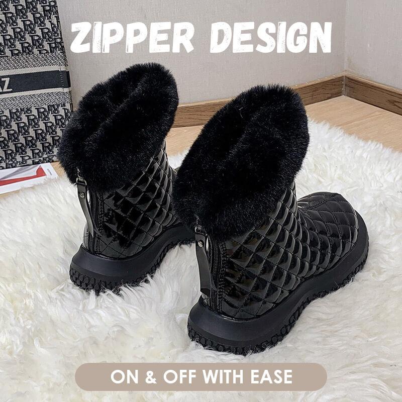 Winter Thick-Soled Plush Warm Snow Boots