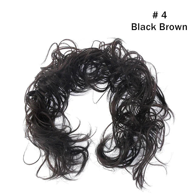 Scrunchie Messy Hair Bun Chignon Elastic Band Extension