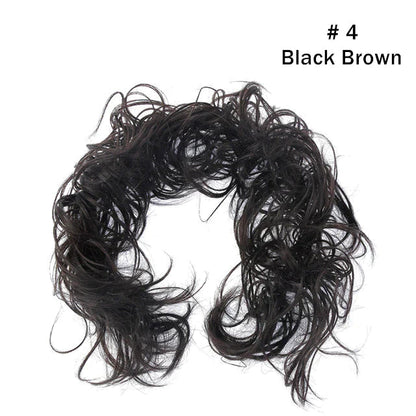 Scrunchie Messy Hair Bun Chignon Elastic Band Extension