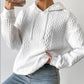 Women's Drop Shoulder Jacquard Hoodie