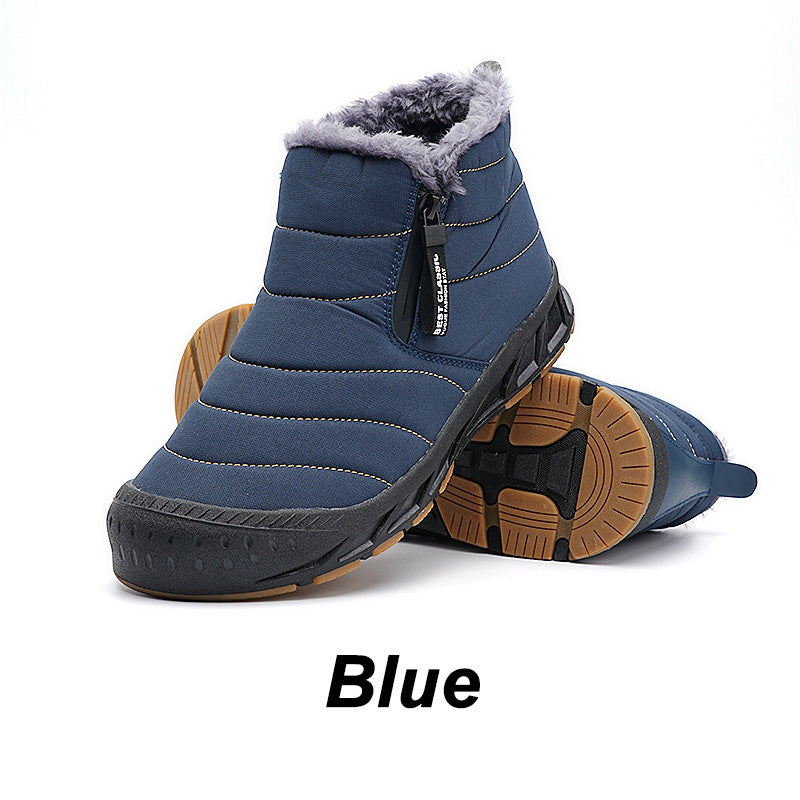 Winter Warm Faux Fur Lined Waterproof Outdoor Snow Boots