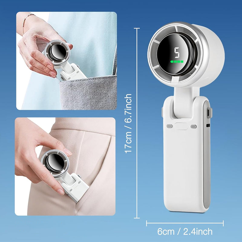 5-Speed Foldable Handheld Fan